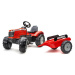 FALK Šlapací traktor 4010AB Massey Ferguson S8740 - červený