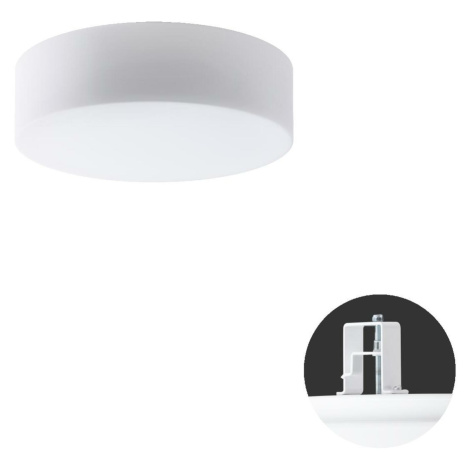 OSMONT ERI67116 ERIS V2 stropní/nástěnné skleněné polovestavné svítidlo bílá IP44 3000 K 18W LED