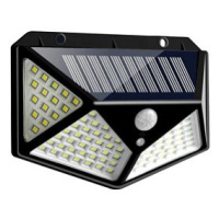Alum Solární čtyřstranné LED osvětlení s pohybovým senzorem