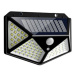 Alum Solární čtyřstranné LED osvětlení s pohybovým senzorem