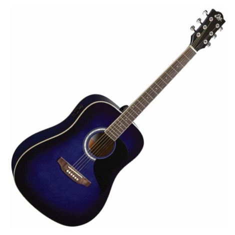 Eko guitars Ranger 6 EQ Blue Sunburst Elektroakustická kytara Dreadnought