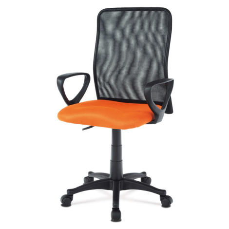 Kancelářská židle MEDLEY, oranžová / černá Autronic