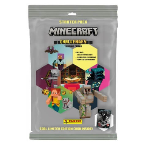 Minecraft: Challenges sběratelské karty - Starter pack - DE Panini