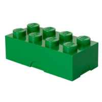 LEGO box na svačinu 100 x 200 x 75 - tmavě zelená