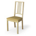 Dekoria Potah na sedák židle Börje, matně žlutá, potah sedák židle Börje, Cotton Panama, 702-41