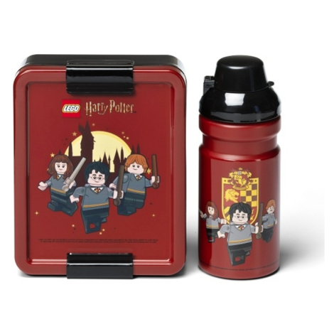 Lego® harry potter svačinový set (láhev a box) - nebelvír