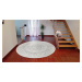 NORTHRUGS - Hanse Home koberce Kusový koberec Twin-Wendeteppiche 103143 creme grau kruh – na ven