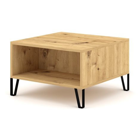 Vivaldi Konferenční stolek Bilbao 60 cm dub artisan/bílý