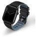 UNIQ Linus AiroSoft silikonový řemínek Apple Watch 42/41/40/38mm černý