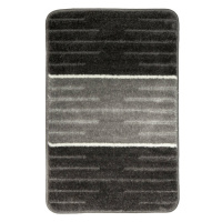 Koupelnový kobereček COMO pruhy, šedý / krémový