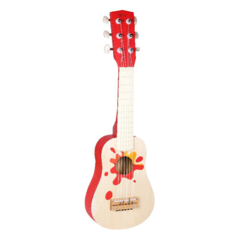 Classic world Kytara dřevěná červená, 6 strun