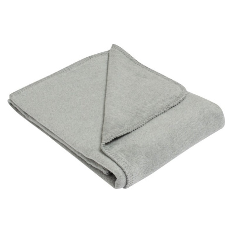 NEW BABY - Dětská bavlněná deka 75x100 šedá