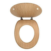 NOVASERVIS Záchodové prkénko dřevěné - bambus