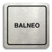 Accept Piktogram "balneo" (80 × 80 mm) (stříbrná tabulka - černý tisk)