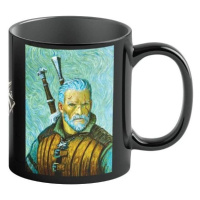 Hrnek Game Art Chronicles: The Witcher Geralt Van Gogh (měnící se motiv) 450 ml