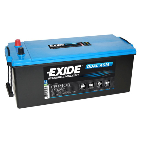 EXIDE Baterie Dual AGM EP 2100 240 Ah