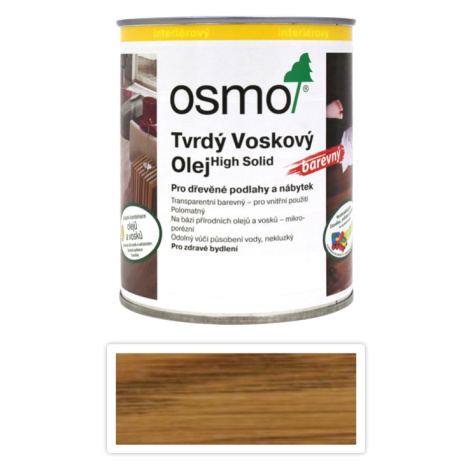 OSMO Tvrdý voskový olej barevný pro interiéry 0.75 l Jantar 3072