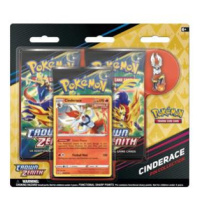 Crown Zenith: Cinderace Pin Collection 3-Pack Blister