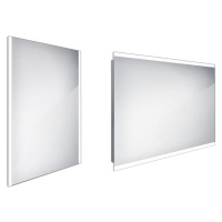 Zrcadlo bez vypínače Nimco 80x60 cm hliník ZP 11002