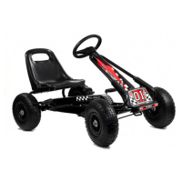 Šlapací motokára Gokart Black A-15