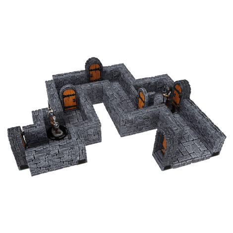 WizKids WarLock Tiles: Expansion Pack - 1 in. Dungeon Straight Walls