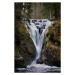 Fotografie Scenic view of waterfall in forest,Czech Republic, Adrian Murcha / 500px, 26.7 × 40 c