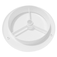 Ventil talířový s regulací TV Ø 125 mm, bílý 0419