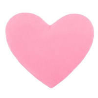 Bellatex Srdce fleece, 23 × 25 cm, růžový