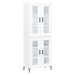 vidaXL Skříň highboard bílá 69,5 x 34 x 180 cm kompozitní dřevo