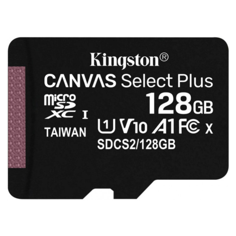 Kingston microSDCS2 Canvas Select Plus karta 128 GB + adaptér - Paměťová karta LG
