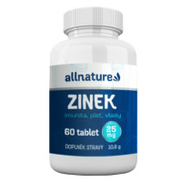 Allnature Zinek 25mg tbl.60