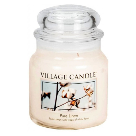 Svíčka vonná Village Candle, čisté prádlo, střední, 390 g - 4160022
