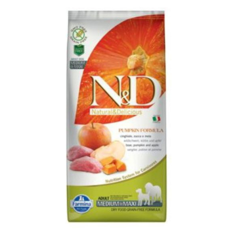 ND Dog Pumpkin Adult M/M 12kg pes, jablko N&D