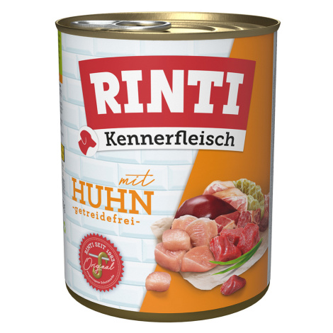 RINTI Kennerfleisch 24 x 800 g - Kuřecí