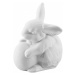 Porcelánový králík s vajíčkem Rabbit Collection Rosenthal bílý 14 cm