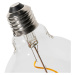 E27 dimbare LED spiraal filament G95 4W 270 lm 2200K