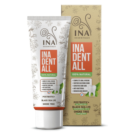 InaEssentials Ina Dent All Přírodní zubní pasta bez fluoridů 75 ml