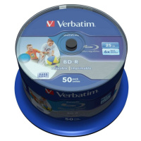 VERBATIM BD-R SL Datalife HTL (50 ks) Blu-Ray/Spindle/6x/25GB