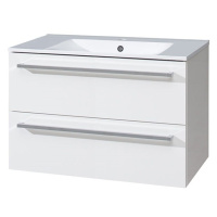 MEREO Bino, koupelnová skříňka s keramickým umyvadlem 81 cm, bílá CN661