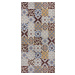 Hanse Home Collection koberce Běhoun Cappuccino 105881 Mosaik Brown Multicolored Rozměry koberců