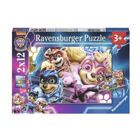 Ravensburger: Puzzle Tlapková patrola ve velkofilmu 2x12 dílků Paw Patrol