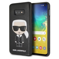 Kryt Karl Lagerfeld S10e G970 hardcase black Iconic Karl Embossed (KLHCS10LIKPUBK)