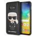 Kryt Karl Lagerfeld S10e G970 hardcase black Iconic Karl Embossed (KLHCS10LIKPUBK)