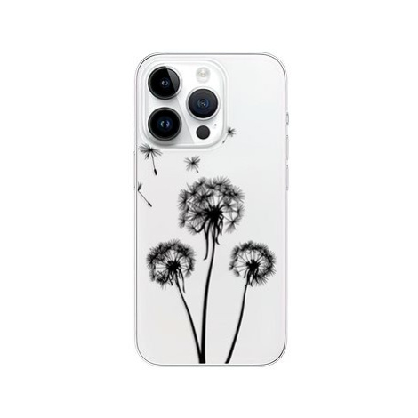 iSaprio Three Dandelions pro black pro iPhone 15 Pro