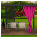 Luxusní hotový růžový zahradní závěs do altánku 155x220 cm