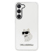 Karl Lagerfeld KLHCS23SHNCHTCT hard silikonové pouzdro Samsung Galaxy S23 5G transparent Ikonik 