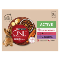 PURINA ONE MINI < 10 kg Active kombinované balení, 10 × 85 g