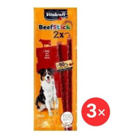 Vitakraft Dog pochoutka Beef Stick Beef 3 × 2 ks