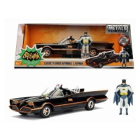 Jada Toys | Batman Diecast Model 1966 Batmobile Classic TV Series s figurkou Batmana 1: 24