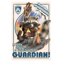 Plakát, Obraz - Strážci Galaxie - Rocket and Baby Groot, (61 x 91.5 cm)